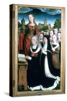 'Triptych of the Family Moreel', Detail, 1484. Artist: Hans Memling-Hans Memling-Stretched Canvas