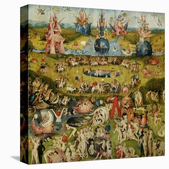 Triptych of the Garden of Earthly Delights, Central Panel-Hieronymus Bosch-Stretched Canvas