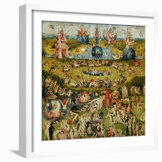 Triptych of the Garden of Earthly Delights, Central Panel-Hieronymus Bosch-Framed Giclee Print