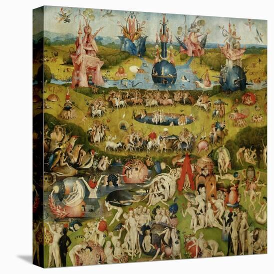 Triptych of the Garden of Earthly Delights, Central Panel-Hieronymus Bosch-Stretched Canvas