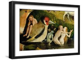 Triptych of the Garden of Earthly Delights (detail)-Hieronymus Bosch-Framed Premium Giclee Print