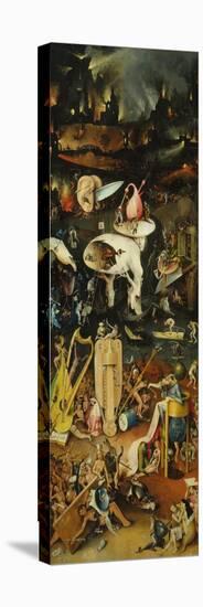 Triptych of the Garden of Earthly Delights, Right-Hand Panel with Hell-Hieronymus Bosch-Stretched Canvas