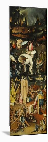 Triptych of the Garden of Earthly Delights, Right-Hand Panel with Hell-Hieronymus Bosch-Mounted Giclee Print