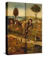 Triptych of the Haywain, Closed (The Journey through Life)-Hieronymus Bosch-Stretched Canvas