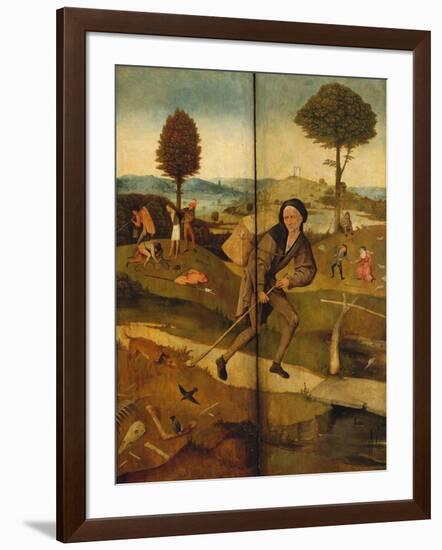 Triptych of the Haywain, Closed (The Journey through Life)-Hieronymus Bosch-Framed Giclee Print