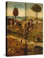 Triptych of the Haywain, Closed (The Journey through Life)-Hieronymus Bosch-Stretched Canvas