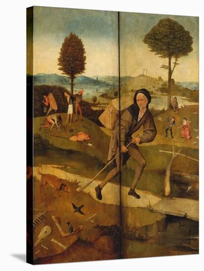 Triptych of the Haywain, Closed (The Journey through Life)-Hieronymus Bosch-Stretched Canvas