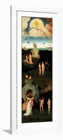 Triptych of the Haywain, Left-Hand Panel with the Original Sin-Hieronymus Bosch-Framed Giclee Print