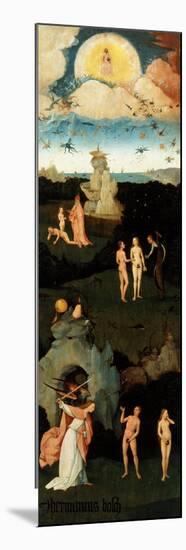 Triptych of the Haywain, Left-Hand Panel with the Original Sin-Hieronymus Bosch-Mounted Giclee Print
