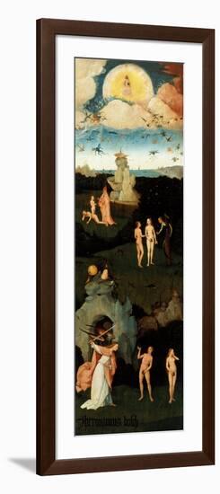 Triptych of the Haywain, Left-Hand Panel with the Original Sin-Hieronymus Bosch-Framed Giclee Print