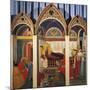 Triptych of the Nativity of the Virgin, 1342-Pietro Lorenzetti-Mounted Giclee Print