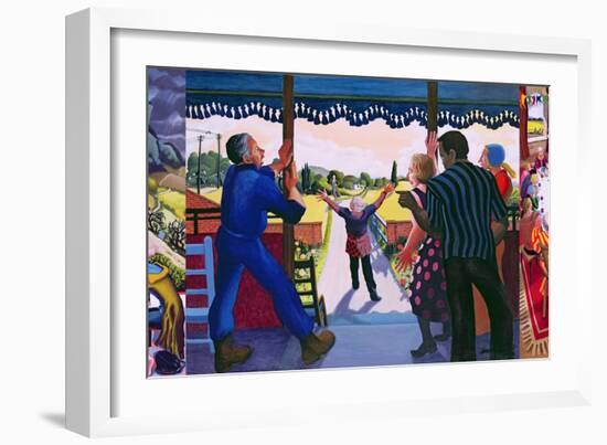 Triptych of the Prodigal Son's Return, 2005-Dinah Roe Kendall-Framed Giclee Print