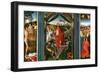 Triptych of the Resurrection with Saint Sebastian (Left Wing) and Ascension of Christ (Right Wing)-Hans Memling-Framed Giclee Print