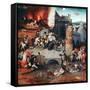 Triptych of the Temptation of St Anthony, C1480-1516-Hieronymus Bosch-Framed Stretched Canvas