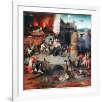 Triptych of the Temptation of St Anthony, C1480-1516-Hieronymus Bosch-Framed Giclee Print