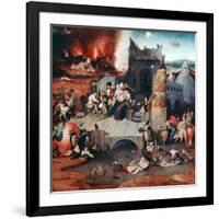 Triptych of the Temptation of St Anthony, C1480-1516-Hieronymus Bosch-Framed Giclee Print