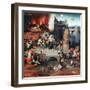 Triptych of the Temptation of St Anthony, C1480-1516-Hieronymus Bosch-Framed Giclee Print