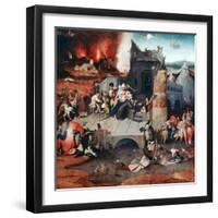 Triptych of the Temptation of St Anthony, C1480-1516-Hieronymus Bosch-Framed Giclee Print