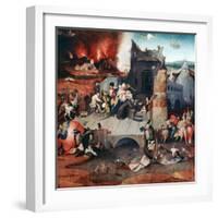 Triptych of the Temptation of St Anthony, C1480-1516-Hieronymus Bosch-Framed Giclee Print