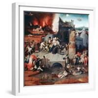 Triptych of the Temptation of St Anthony, C1480-1516-Hieronymus Bosch-Framed Giclee Print