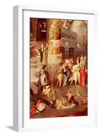 Triptych of the Temptation of St. Anthony, Detail of the Lower Right Hand Side-Hieronymus Bosch-Framed Giclee Print