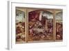 Triptych of the Temptation of St. Anthony-Hieronymus Bosch-Framed Giclee Print