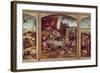 Triptych of the Temptation of St. Anthony-Hieronymus Bosch-Framed Giclee Print