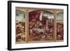 Triptych of the Temptation of St. Anthony-Hieronymus Bosch-Framed Giclee Print