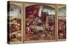 Triptych of the Temptation of St. Anthony-Hieronymus Bosch-Stretched Canvas