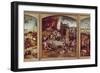 Triptych of the Temptation of St. Anthony-Hieronymus Bosch-Framed Giclee Print