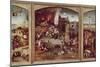 Triptych of the Temptation of St. Anthony-Hieronymus Bosch-Mounted Giclee Print