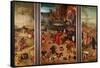 Triptych of the Temptation of St. Anthony-Hieronymus Bosch-Framed Stretched Canvas