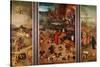 Triptych of the Temptation of St. Anthony-Hieronymus Bosch-Stretched Canvas