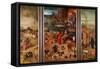 Triptych of the Temptation of St. Anthony-Hieronymus Bosch-Framed Stretched Canvas