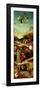 Triptych of the Temptations, the Flight and Fall of Saint Anthony-Hieronymus Bosch-Framed Premium Giclee Print