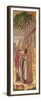 Triptych of the Virgin and Child Surrouned by Saints, Detail of the Right Panel-Antonio Vivarini-Framed Premium Giclee Print