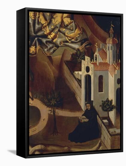 Triptych of Virgin of Montserrat, 16th Century, Detail-null-Framed Stretched Canvas