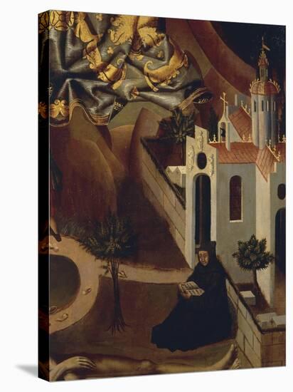 Triptych of Virgin of Montserrat, 16th Century, Detail-null-Stretched Canvas