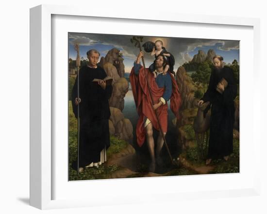 Triptych of Willem Moreel, 1484-Hans Memling-Framed Giclee Print
