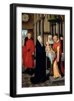 Triptych, Presentation in the Temple-Hans Memling-Framed Giclee Print