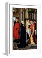 Triptych, Presentation in the Temple-Hans Memling-Framed Giclee Print