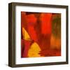 Triptych Red Wassily I-Petro Mikelo-Framed Art Print