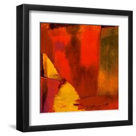 Triptych Red Wassily I-Petro Mikelo-Framed Art Print