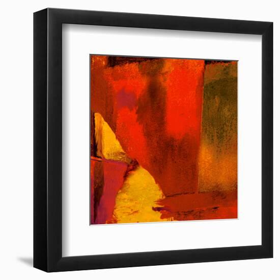 Triptych Red Wassily I-Petro Mikelo-Framed Art Print