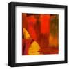 Triptych Red Wassily I-Petro Mikelo-Framed Art Print