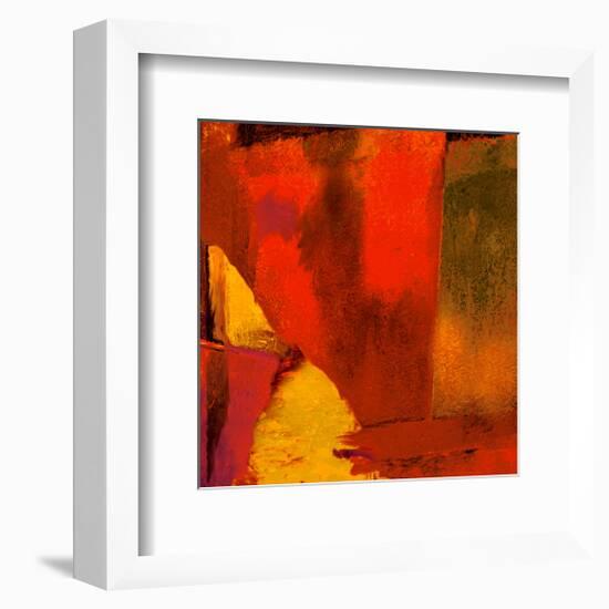 Triptych Red Wassily I-Petro Mikelo-Framed Art Print