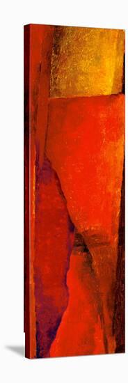 Triptych Red Wassily II-Petro Mikelo-Stretched Canvas