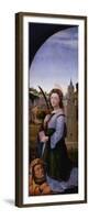 Triptych: Saint Barbara and Her Father Dioscurus, 1500-Mariotto Albertinelli-Framed Premium Giclee Print