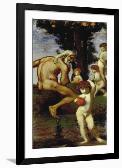 Triptych: the Hesperides, 1884-85-Hans von Marées-Framed Giclee Print