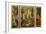 Triptych: Transfiguration, Jesus Appearing to His Disciples with Ss. Jerome and Augustine-Sandro Botticelli-Framed Giclee Print